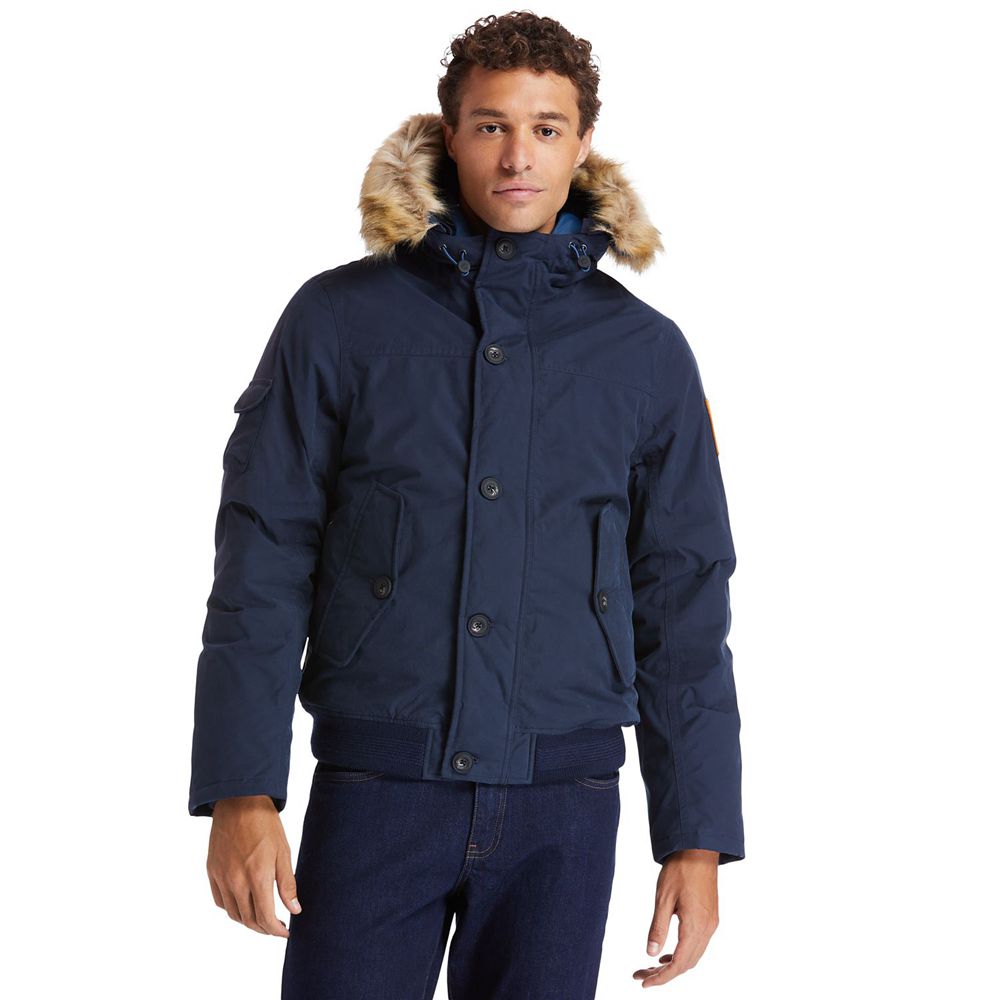 Timberland Mens Jackets Scar Ridge Waterproof Snorkel - Navy - India XN1806235